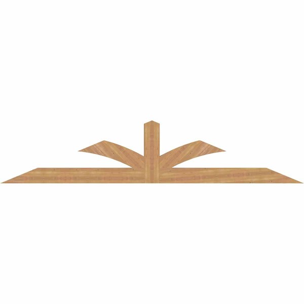 Ekena Millwork Richland Timber Gable Bracket, Western Red Cedar, 108"W x 22"H x 3 1/2"D x 5 1/2"F, 5/12 Pitch GBW108X22X0406RIC00SWR - main